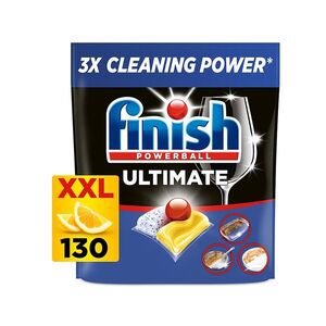 FINISH Quantum All in 1 kapsle do myčky nádobí Lemon 130 ks obraz