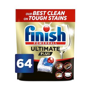 FINISH Ultimate Plus All in 1 kapsle do myčky nádobí Fresh 64 ks obraz