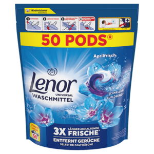 LENOR Gelové kapsle aprilfrisch 50 kusů obraz