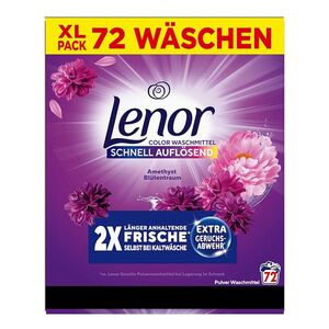 LENOR Prací prášek amethyst flower bloom 72 praní obraz