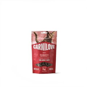 CARNILOVE Soft snack Buffallo pamlsek pro kočky krůtí s catnipem 50 g obraz