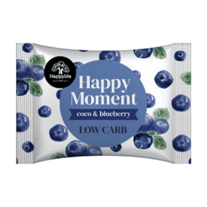HAPPY MOMENT Kokosové kolečko s borůvkami nízký obsah cukru 38 g obraz