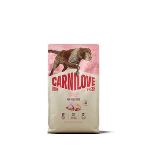 CARNILOVE True fresh dog granule s krůtím masem pro psy 4 kg obraz