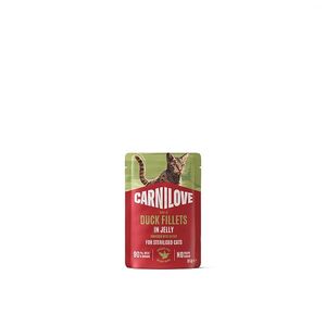 CARNILOVE Želé v kapsičce pro kastrované kočky kachna s catnipe 85 g obraz
