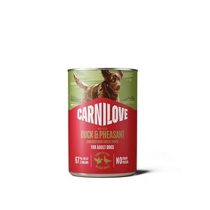 CARNILOVE Konzerva s paštikou pro psy kachna a bažant 400 g obraz
