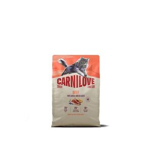 CARNILOVE True fresh cat dry granule s hovězím pro velké kočky 2 kg obraz