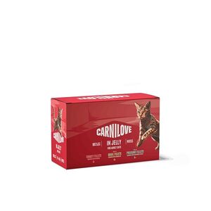 CARNILOVE Želé pro kočky v kapsičkách multipack 12 x 85 g obraz
