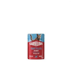 CARNILOVE Kapsička pro kočky s omáčkou pstruh a echinacea 85 g obraz