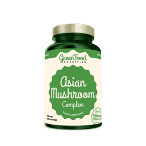 GREENFOOD NUTRITION Asian mushroom complex 90 kapslí obraz