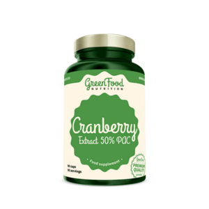 GREENFOOD NUTRITION Cranberry extract 50% PAC 90 kapslí obraz