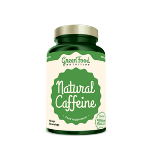 GREENFOOD NUTRITION Natural caffeine 90 kapslí obraz