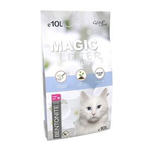 MAGIC CAT Kočkolit magic litter bentonite ultra white 10 litrů obraz