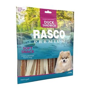 RASCO PREMIUM Pochoutka pro psy kachna s treskou sendvič 500 g obraz