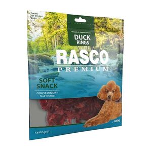 RASCO PREMIUM Pochoutka pro psy kachna kroužky 500 g obraz