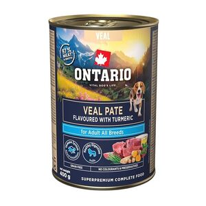 ONTARIO Konzerva adult telecí paté s příchutí kurkumy 400 g obraz