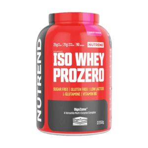 NUTREND Iso whey prozero jahodový cheesecake 2250 g obraz