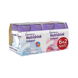 NUTRIDRINK Compact 6+2 neutral a jahoda 8 x 125 ml obraz