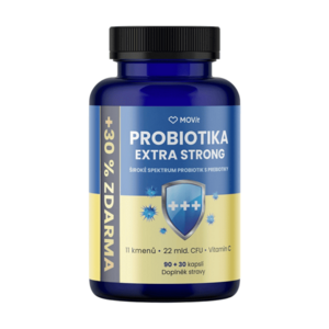 MOVIT ENERGY Probiotika EXTRA STRONG 90 + 30 veganských kapslí obraz