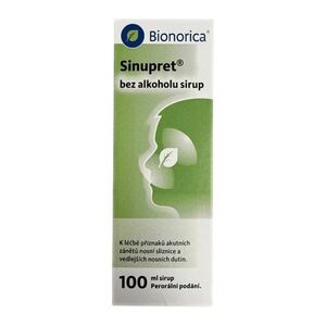SINUPRET bez alkoholu sirup 100 ml obraz