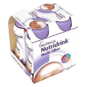 NUTRIDRINK Multi Fibre čokoládový 4 x 200 ml obraz