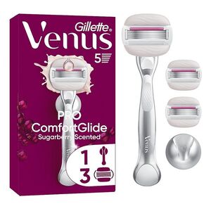 GILLETTE Venus ComGlide Sugarberry strojek + Náhradní hlavice 3 kusy obraz