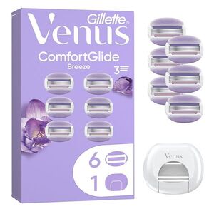 GILLETTE Venus ComfortGlide Breeze strojek + Náhradní hlavice 6 kusů obraz