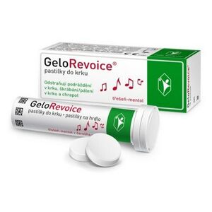 GELOREVOICE Pastilky do krku třešeň mentol 10 kusů obraz