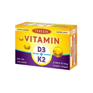 TEREZIA Vitamin D3 + K2 30 tobolek obraz