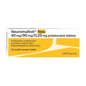 NEUROMULTIVIT Neo 40mg/90mg/0, 25mg 20 potahovaných tablet obraz