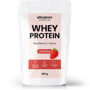 ALLNATURE Sportlab whey protein jahoda 500 g obraz