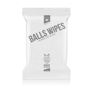 ANGRY BEARDS Snowballs Vlhčené ubrousky pro muže 15 kusů obraz