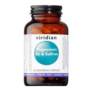 VIRIDIAN Nutrition Magnesium B6 & Saffron 60 kapslí obraz