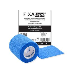 FIXAPLAST Fixatape stretch samofixační obinadlo 5 cm x 450 cm modré 1 kus obraz