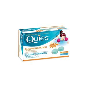 QUIES Chrániče sluchu silikonové na plavání pro děti 3 páry obraz