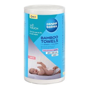 CANPOL BABIES Jednorázové bambusové ručníky 120 kusů obraz