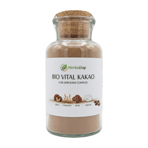 HERBADOP Vital kakao nápoj z extraktů hub BIO 120 g obraz