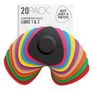 NOT JUST A PATCH Náplast k senzorům FSL / Medtronic multicolor 20 ks obraz