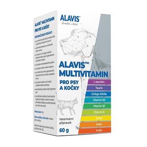 ALAVIS Multivitamín pro psy a kočky 60 g obraz