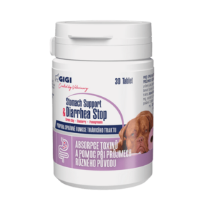 GIGI Stomach support & diarrhea stop pro velké psy 30 tablet obraz