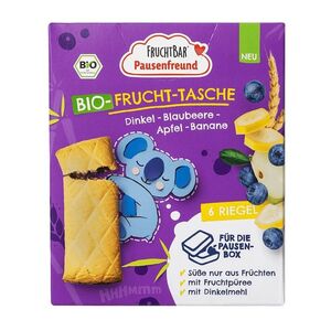 FRUCHTBAR Špaldové taštičky jablko borůvky a banán BIO 6 x 22 g obraz