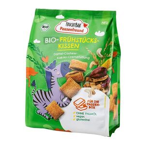 FRUCHTBAR Cereální polštářky plněné kakaem a datlemi BIO 180 g obraz