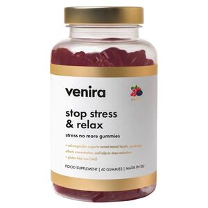 VENIRA Stop stress & relax stress no more gummies lesní plody 60 kusů obraz