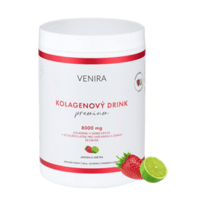 VENIRA PREMIUM kolagenový drink jahoda-limetka 324 g obraz