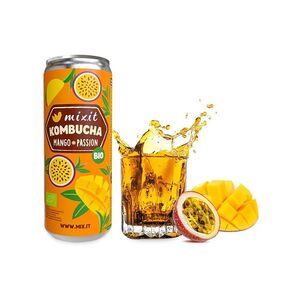 MIXIT Kombucha mango a passion fruit BIO 330 ml obraz