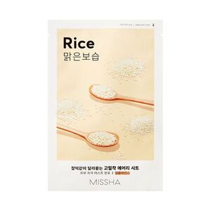 MISSHA Airy fit sheet mask rice plátýnková maska 19 g obraz