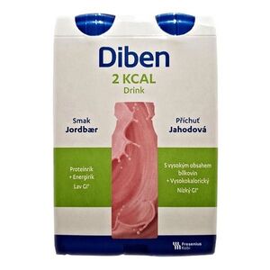 DIBEN 2 kcal Drink jahoda 4 x 200 ml obraz