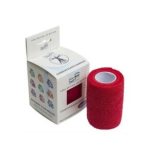 KINEMAX Cohesive elastické samofixační 7, 5cm x 4, 5m červené obraz