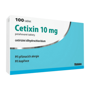 CETIXIN Potahované tablety 10 mg 100 ks obraz