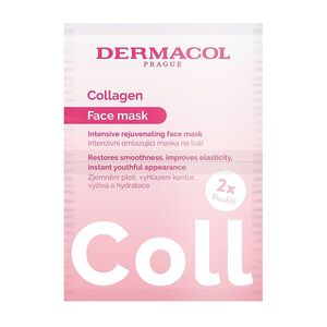 DERMACOL Collagen intenzivní omlazující pleťová maska 2 x 8 ml obraz