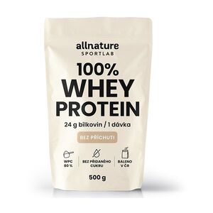 ALLNATURE Sportlab 100% whey protein bez příchuti 500 g obraz